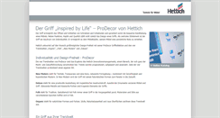 Desktop Screenshot of griff.hettich.com