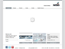 Tablet Screenshot of hettich.com.br